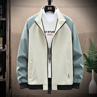 Automne personnalisé dernière conception coréenne Baggy col montant sport randonnée veste coupe-vent d'extérieur pour hommes