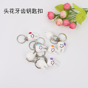 Porte-clés créatifs en forme de dent, petits modèles de dents, pendentifs, petits cadeaux pour l'ouverture d'une clinique dentaire, événement promotionnel, mousquetons - Product Image 5