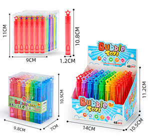 <span class=keywords><strong>Prix</strong></span> surprise, garantie commerciale, ensemble de bulles de savon colorées en plastique 5ml, 48 pièces/boîte - Product Image 5