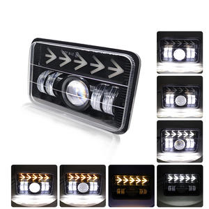 Faro LED de 5x7 pulgadas con luz alta y baja, luces LED para coche, ojo de ángel Halo DRL, accesorios para coche, faro delantero para Jeeps XJ Wranglers Offroad SUV - Product Image 5