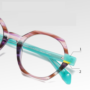 Fabricante gran oferta nuevas gafas coloridas Unisex Anti luz azul bloqueo Vintage Retro rectángulo marco gafas para lectura - Product Image 3