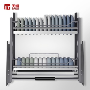 Escurridor de Platos Moderno de Alta Capacidad, Acero Inoxidable, Cerrado, con Ajuste de Altura, Fuerte y Resistente - Product Image 1
