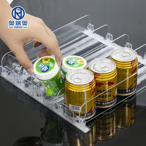 Poussoir en plastique personnalisé poussoir d'étagère réglable présentoir cosmétique système de poussoir d'alimentation par gravité avec ressort pour étagères - Product Image 4