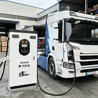 Stations de recharge haute puissance YG Safe 100 kW pour applications de recharge rapide de flottes de véhicules électriques dans les parkings commerciaux