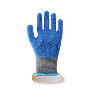 CITICITY Ten-<b>Needle</b> Cotton <b>Yarn</b> Wrinkled Gloves Knit Wrist Cuff Wholesale Wear-Resistant Labor Protection Industrial - Product Image 1