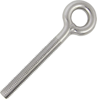 Écrou à œil en acier inoxydable robuste sur mesure DIN 444, métrique, grade A2 A4, longueur 16 mm, boulon de levage pour point d'ancrage de sac de couchage
