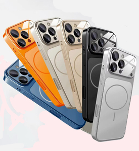 Funda magnética de PC mate con lente de vidrio AG de cambio instantáneo, superventas, para iPhone 17 Pro Max - Product Image 1