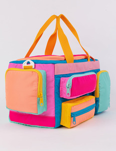 <span class=keywords><strong>Sac</strong></span> de <span class=keywords><strong>voyage</strong></span> personnalisé à grande capacité avec empiècements de couleur, <span class=keywords><strong>sac</strong></span> de <span class=keywords><strong>sport</strong></span> de camping en nylon 21L - Product Image 3