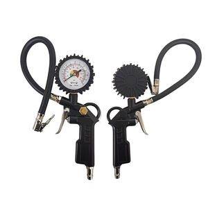 Pistola de Inflado de Neumáticos Neumática de Acero Inoxidable con Manómetro y Sello de Caucho de Nitrilo Butadieno - Product Image 1