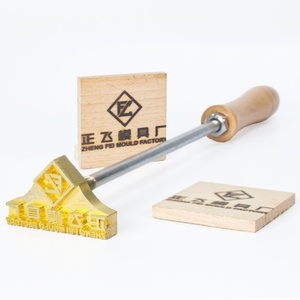 Custom Leather Stamp 26 Leather Processing Brass Metal Letters Stamp with Brass Holder Wood Stamp Letters Set <b>Tool</b> - Product Image 2