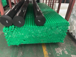 Màu xanh lá cây màu HDPE thanh nhựa 2000mm Polyethylene thanh - Product Image 4