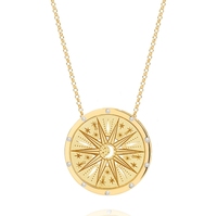 Acier inoxydable. Nouveau collier pendentif minimaliste avec carte de tarot. Chaîne de cou pour pull style minimaliste Ins. 18K