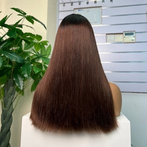 2x6 Kim K Lace Closure Bob Double Drawn Raw Vietnamese Short <b>Wigs</b> Human Hair Lace Front Bone Straight <b>Wigs</b> for Black <b>Women</b> - Product Image 4