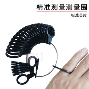 Ring Sizer <b>Measuring</b> <b>Tool</b> Metal Round For Ring Making Jewelry Equipment Size <b>Gauge</b> - Product Image 4