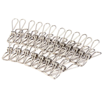 Pinzas de Ropa de Acero Inoxidable, Resistentes al Viento, Pinzas Metálicas para Ropa, con Agarre Fuerte, para Secar Mantas, Toallas y Ropa de Cama