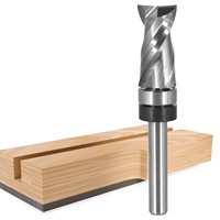 Fraise à rainurer ultra-performante Top Bearing Upcut, fraise à rainurer à motif spiralé pour le travail du bois, tige de 1/4 pouce, ODM/OEM