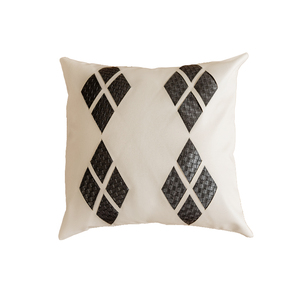Geometric Diamond PU Pillow <strong>Cover</strong> Modern Splicing Minimalist Style Sofa Pillows <strong>Cushions</strong> <strong>Cover</strong> <strong>Without</strong> Core - Product Image 6