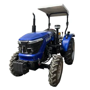 Multifunction agricolas 4wd farmer tractores 50HP/60HP/80HP engineering bucket wheeled tractor