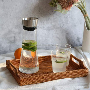 Tejido a mano de mimbre bandeja cesta hecho en Vietnam mejor oferta de mimbre bandeja - Product Image 6