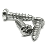 Vis autotaraudeuses à tête fraisée cruciforme, fixations métalliques durables pour meubles et armoires