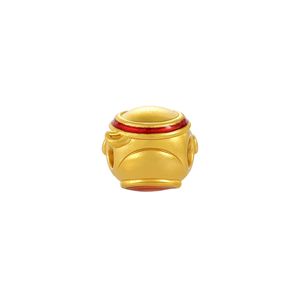 Único 24K oro sólido Linda forma de serpiente con cuentas Micro oro duro accesorios de joyería de gama alta nuevos accesorios de joyería componentes - Product Image 2