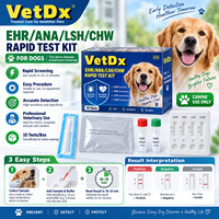 Kit de test diagnostique canin EHR ANA LSH CHW – Dépistage rapide d'Ehrlichia, Anaplasma, LSH et CHW