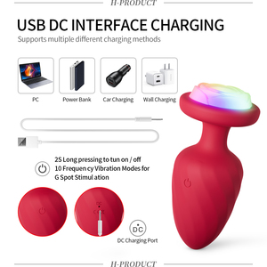 Vibrador Anal APP Control remoto Butt Plug Hombres Masajeador de próstata Masturbador femenino para adultos Juguetes sexuales Mujeres Hombres Gay - Product Image 3