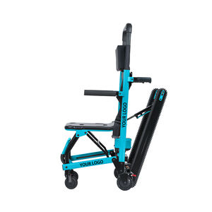 Fauteuil roulant électrique pour monter les escaliers, pliable, en alliage d'aluminium léger pour les soins à domicile et le transport des patients, monte-escalier portable - Product Image 6