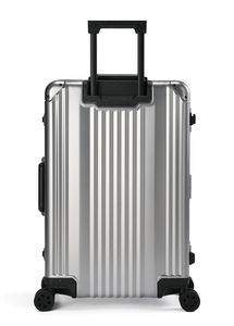 स्टॉक में एल्यूमिनियम मिश्र धातु फ्रेम लक्जरी सामान केस 20 इंच शाइनिंग नॉन-जिपर लॉक स्टाइल थोक - Product Image 2