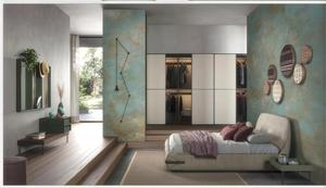 Hiện đại màu xanh lá cây đá cẩm thạch nhìn thiêu kết đá <span class=keywords><strong>countertops</strong></span> tùy biến một cửa giải pháp cho nhà bếp đảo Bar Top phòng ngủ ngoài trời - Product Image 5