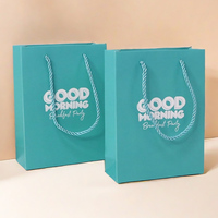 Sac en papier de Noël personnalisé, sac cadeau en carton rigide avec logo de marque, poignée en ruban élégante, emballage promotionnel pour vêtements