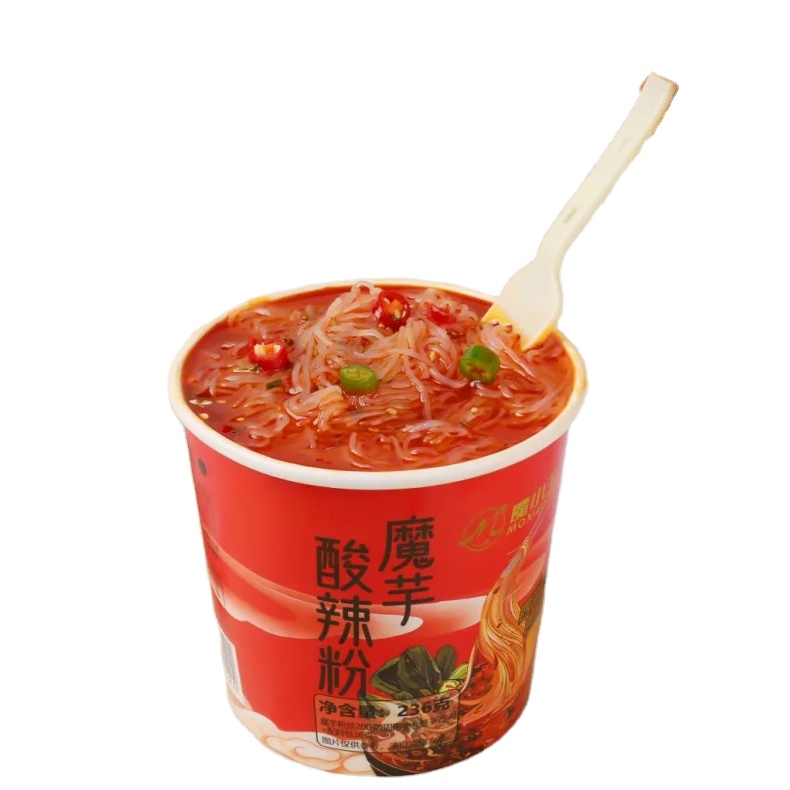 Instant Shirataki Cup Noedels Caloriearm Gezond Voedsel Miso Smaak Chinese Ramen Noedel Glutenvrije Non Gmo Diabetische Noodle