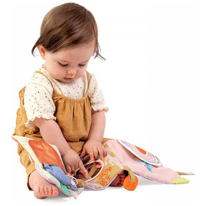 Sách Vải Động Vật 3d Giáo Dục Sớm Học Tập Ẩn Và Tìm Kiếm Hoạt Động Của Bé Mềm Sách Vải Động Vật Có Gương - Product Image 6