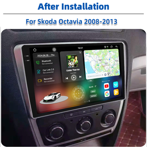 UIS7870 Android 13 8-CORE Système multimédia de voiture CarPlay Auto Stéréo Navigation GPS Autoradio pour <span class=keywords><strong>Skoda</strong></span> <span class=keywords><strong>Octavia</strong></span> 2008-2013 - Product Image 2
