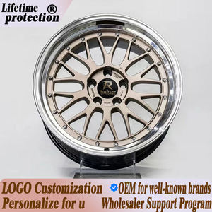 OEM LM Style 2-delige gesmede multi-spaaks vintage velgen 5x120 5x114.3 18 19 20 inch chromen velgen voor BMW M2 M3 M4 M5 Honda Audi - Product Image 1