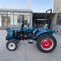 Mini Tractor Agrícola Diésel de Alta Calidad de 30HP, 35HP, 40HP, 45HP, 50HP, 4WD con Implementos para Pequeñas Granjas