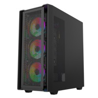 Panel Frontal Horizontal Personalizado para PC ATX con Pantalla LCD, Fuente de Alimentación, Vidrio Transparente, LED, a Prueba de Polvo, para Juegos