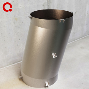 Chute à ordures directe d'usine <span class=keywords><strong>de</strong></span> 24 pouces en <span class=keywords><strong>acier</strong></span> inoxydable avec <span class=keywords><strong>protection</strong></span> coupe-feu UL et fonction <span class=keywords><strong>de</strong></span> tri - Product Image 3