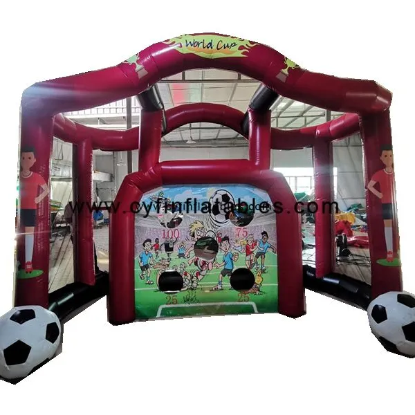 inflatable football goal, inflatable soccer goal, inflatable target game