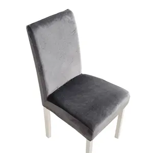 Günstiger Preis Stretch Velvet Chair Sitzbezüge Abnehmbare Stuhl bezüge für Wohnzimmer Stuhl bezug Schon bezug