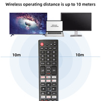 Control Remoto Universal IR para TV RM-L1691, Compatible con Televisores LCD Inteligentes Samsung, LG, Toshiba, para Todos los Mercados