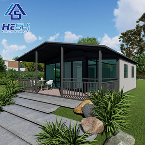 Contenedor personalizado de 20 pies y 40 pies, casa prefabricada extensible, Villa de dos dormitorios, abuelita prefabricada, casa plana portátil, Casas prefabricadas - Product Image 1