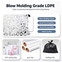Prix de gros Déchets de film LDPE Sinopec LDPE 2426H MFI 2 Granulés LDPE Granulés vierges Matière première plastique en granulés