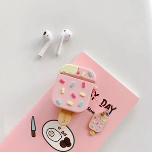 Lovely Cute Ice Cream Cartoon 3D Silicone Earphone <strong>Case</strong> <strong>Cover</strong> for <strong>Airpods</strong> 1 2 3 <strong>Pro</strong> 4 - Product Image 6