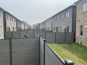 Fentech 180x180 composito WPC 180x180 pannelli di recinzione Co estrusione Wpc giardino esterno scherma - Product Image 5