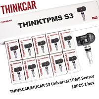 THINKCAR TPMS Capteurs de pression des pneus internes, programmeur universel, capteur MUCAR S3 programmable, 315 MHz, étanche IP67, 3 ans