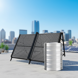 Collecteur solaire à tubes évacués à faible coût d'exploitation pour hôpital, économies à long terme, collecteur solaire à tubes évacués JR-1800*58 Profe - Product Image 1