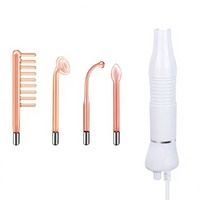 Portable poche haute fréquence galvanique visage Machine baguette électrode verre Tube peau rides réduisant Frecuencia baguettes