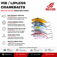 Leurre dur ABS VIB avec billes sonores, appât artificiel pour la pêche au bar en eau douce, matériel de pêche pour rivière et lac, support vente en gros OEM