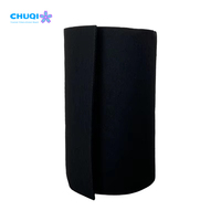 Rouleau de filtre à charbon actif G3 G4 pour l'élimination des odeurs, adsorption élevée des COV, 40% de carbone, épaisseur 3-15 mm, pour utilisation dans les systèmes CVC